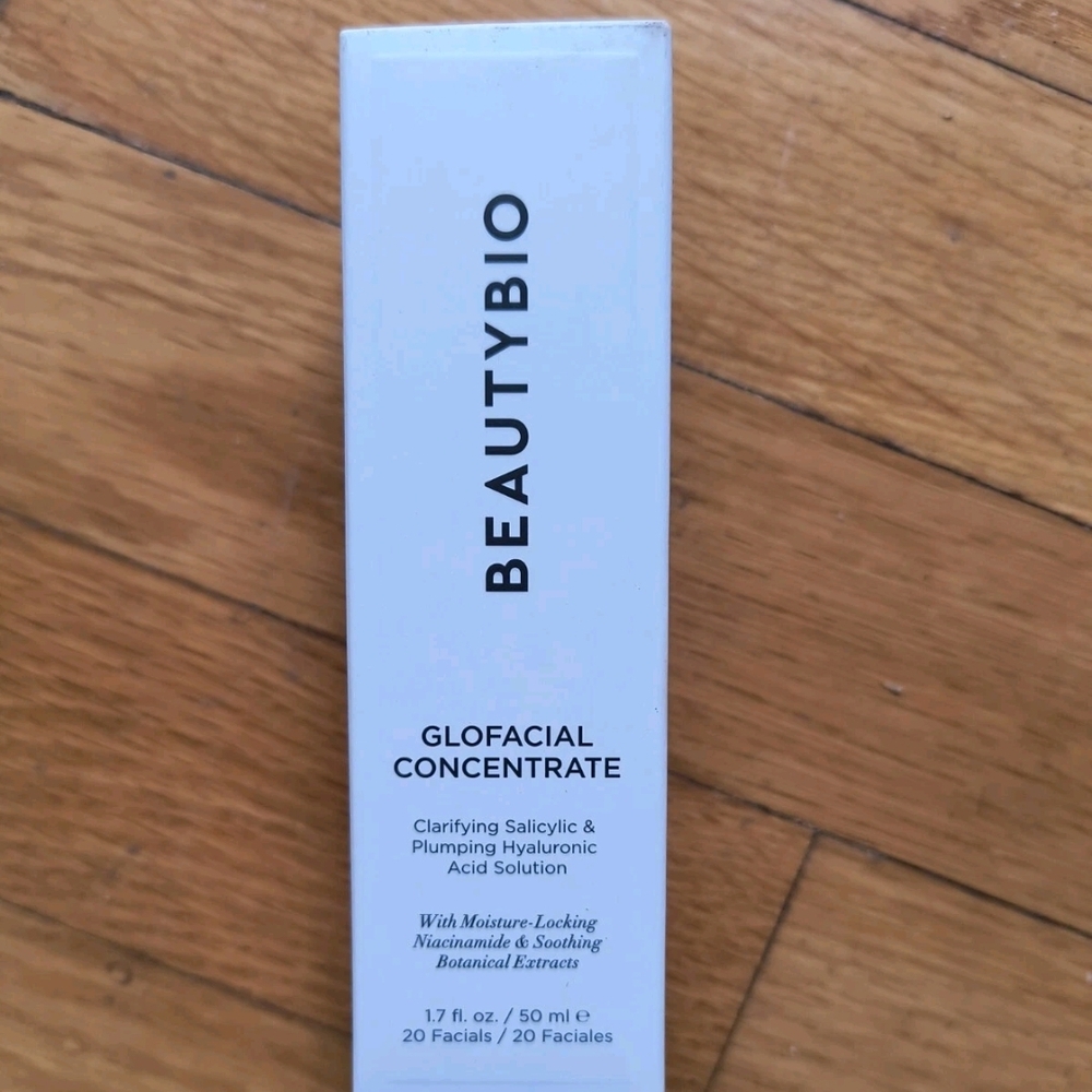 BeautyBio GloFacial Concentrate clarifying and plumping solution 12 Facials New